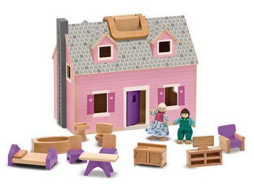 Melissa & Doug Fold Go Dukkehus Melissa & Doug Fold Go Dukkehus