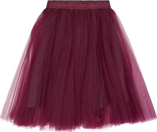 The New Tnpeaven Mesh Skirt Burgundy 110/116 The New Tnpeaven Mesh Skirt Burgundy 110/116