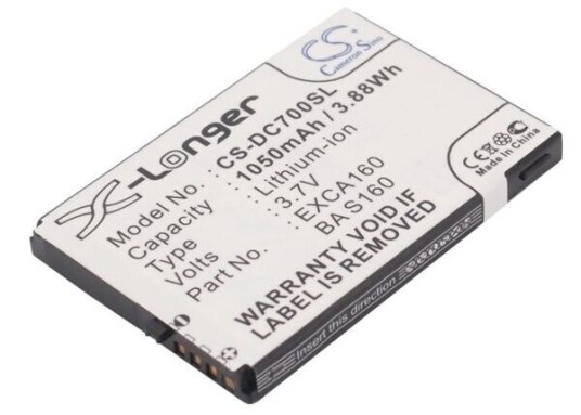 T-Mobile MDA Mail batteri (1050 mAh 3.7 V, Sort)