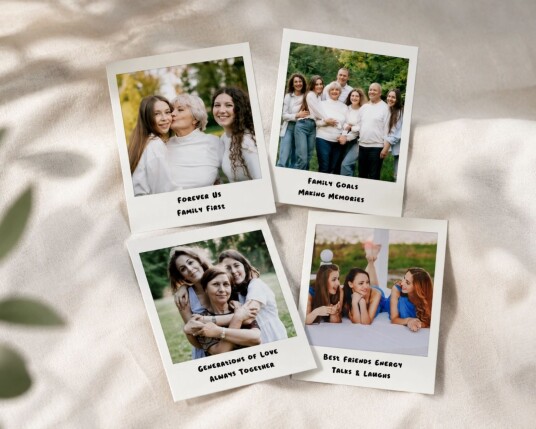 Polaroid klistremerker Liten 6,5x8 cm 16 pakning