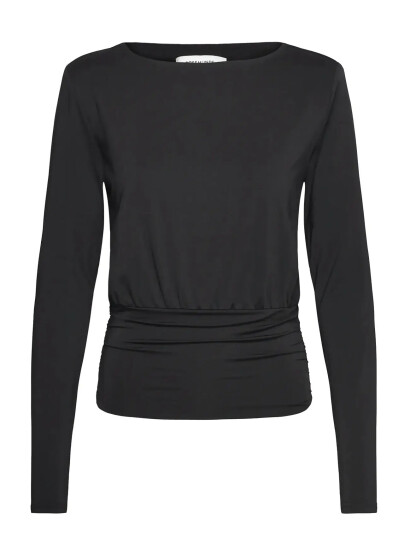 Rosemunde Rwbillie Ls O-Neck T-Shirt - Black - 40 Rosemunde Rwbillie Ls O-Neck T-Shirt - Black - 40
