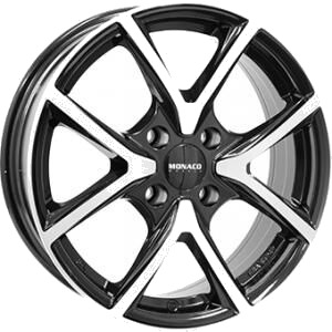 Monaco CL2 Gloss Black Polished 7x17 5/112 ET35 B70.1 Monaco CL2 Gloss Black Polished 7x17 5/112 ET35 B70.1