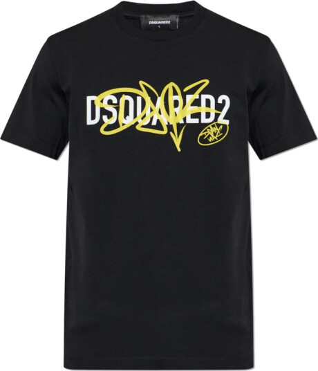 Dsquared2 Herre Topper Svart XL, Dsquared2 Herre Topper Svart XL,