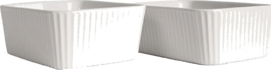 Sagaform Flora ugnsform mini 2-pack Hvit Sagaform Flora ugnsform mini 2-pack Hvit