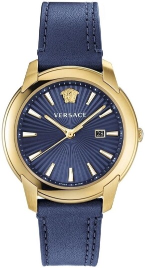Versace Herreklokke VELQ00319 V Urban Blå/Lær Ø42 mm Versace Herreklokke VELQ00319 V Urban Blå/Lær Ø42 mm