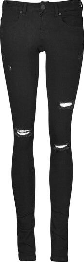 Cost:Bart Jeans Nanna Svart m. Slitasjehull Cost:Bart 17 år 182 Jeans