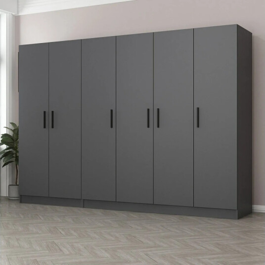 Fruitland Garderobe 270 cm - Antrasitt