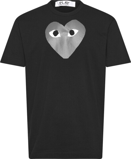 Comme des Garçons Heart Logo Short Sleeve Black M