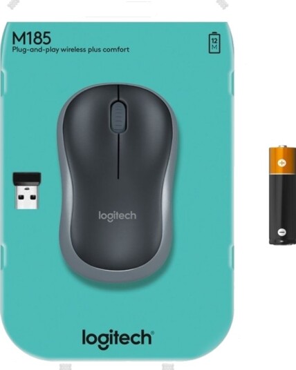 Logitech M185 Blå 910 002239 + Studio Series Graphite 956 000049