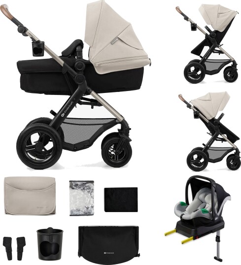 Kinderkraft MOOV 2 4-in-1 Air Duovogn Moonlight Grey Kinderkraft MOOV 2 4-in-1 Air Duovogn Moonlight Grey