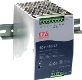 Mean Well SDR 480 24 Din Skinne Strømforsyning 480W PFC