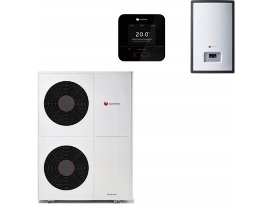 Saunier Duval Fornybar Energi Systempakke Nr. 02 Geniaair Mono Ha 10 6 O + He 9 6 Wb + Src 720 Varmepumpe