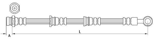 Bremseslange METZGER 4110917
