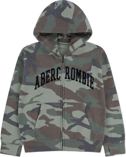 Abercrombie Kids Zh Full Zip Hoody Multi/patterned 140/148