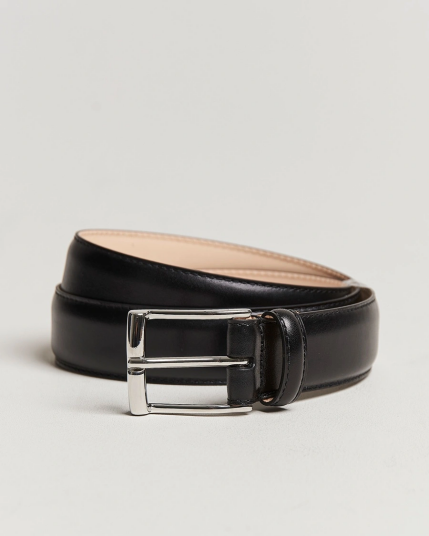Crockett & Jones Belt 3,2 cm Black Calf
