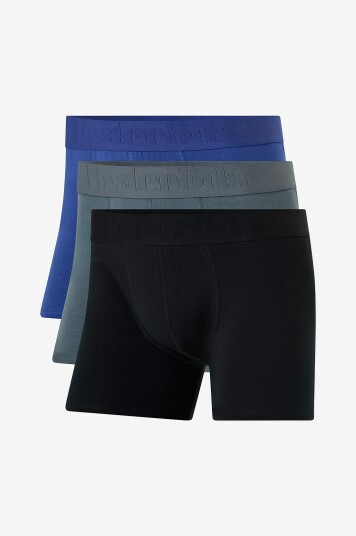 Resteröds Boxershots 3 pk Organic Cotton Flerfarget