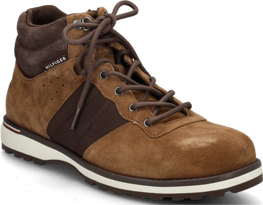 Tommy Hilfiger Corporate Outdoor Suede Boot   Brown   42