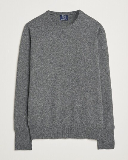 William Lockie Rob Lambswool Crewneck Cliff