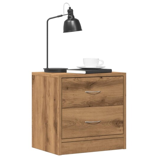  Nattbord 2 stk artisan eik 40x30x40 cm konstruert tre 8721158554406