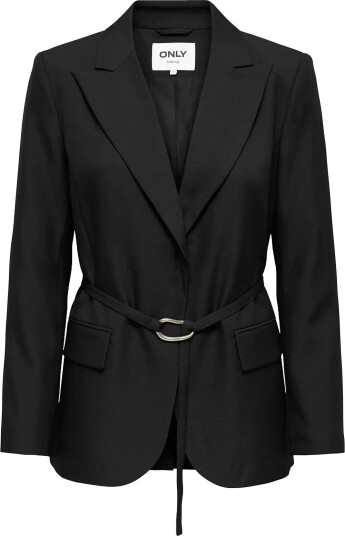 ONLY Onllinda L/S Belt Blazer Cc Tlr BLACK 38