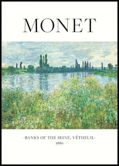 Banks Of The Seine Plakat Plakat / 50x70cm Banks Of The Seine Plakat Plakat / 50x70cm