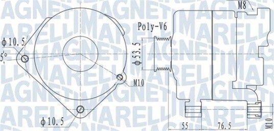 Dynamo MAGNETI MARELLI 063732095010