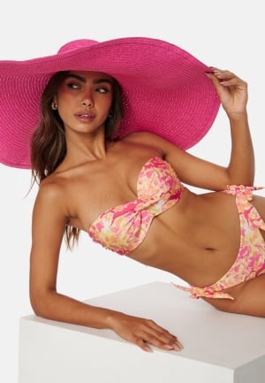 BUBBLEROOM Twisted Bikini Top Coral/Floral 75A