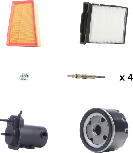 Servicepakke RIDEX 4682P21360