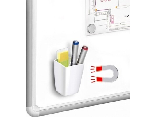 Penneholder Cep Gloss Til Whiteboard Magnetisk Hvid Penneholder Cep Gloss Til Whiteboard Magnetisk Hvid