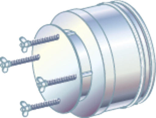 6" Metalbestos Multi50 eksplosjonsklaff