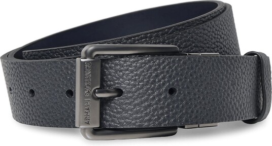 Armani Exchange Tongue Belt BLACK/NAVY One Size Armani Exchange Tongue Belt BLACK/NAVY One Size