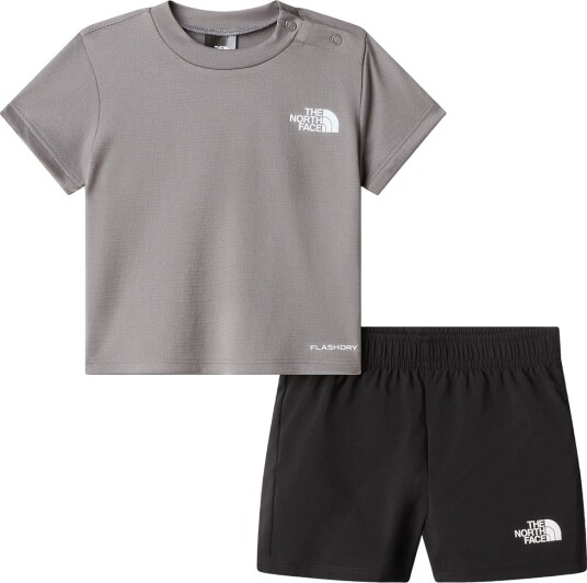 The North Face Shorts Sett   Baby   Røkt Pearl/TNF Black   The North Face   6 12 md   Shorts Grå Svart   62 80
