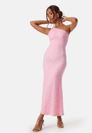 Bardot Albie Knit Maxi Dress Candy Pink 40UK12