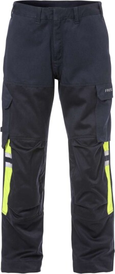 Fristads Flamestat Bukser 2165 MFA Marineblå / Hi Vis Gul C60
