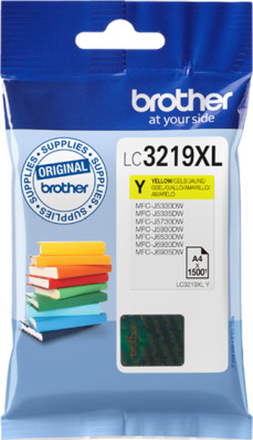 Brother LC3219XLY blekkpatron - Original - Gul 30 ml