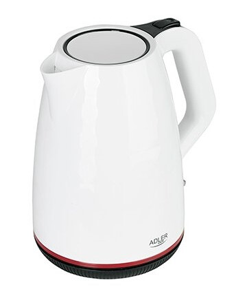 Adler Ad 1277 W 1,7 L 2200 Hvit Plast Vannivåindikator Trådløs Adler Ad 1277 W 1,7 L 2200 Hvit Plast Vannivåindikator Trådløs