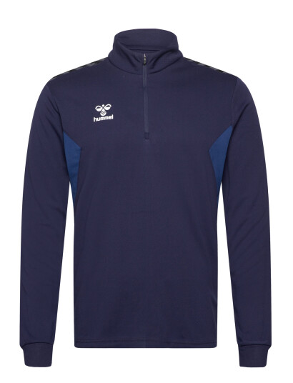 Hummel Hmlauthentic Half Zip Sweat - Navy - XL