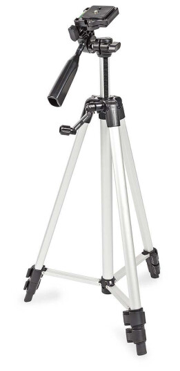 Kamera-/videostativ Pan & Tilt (sølv, 3 kg, 127 cm)