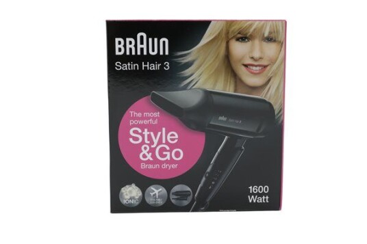 Procter & Gamble Braun Satin Hair 3 Hd 350 Style&Go Hårtørrer Procter & Gamble Braun Satin Hair 3 Hd 350 Style&Go Hårtørrer