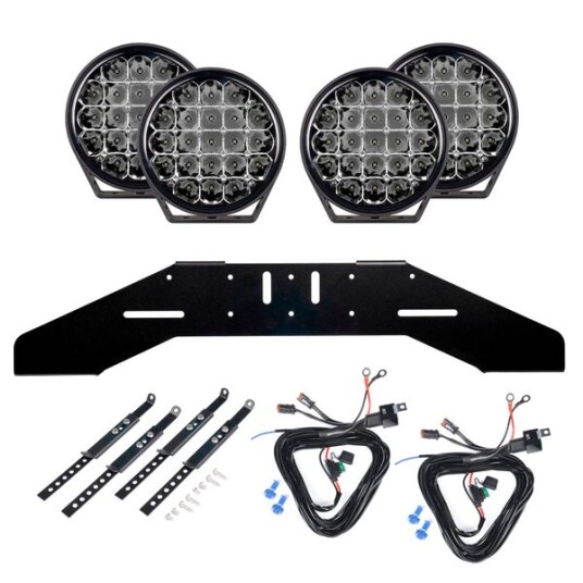 Ekstralys PURELUX 770   Rund / 18 cm / 130W 4 stk   Komplett pakke WRC