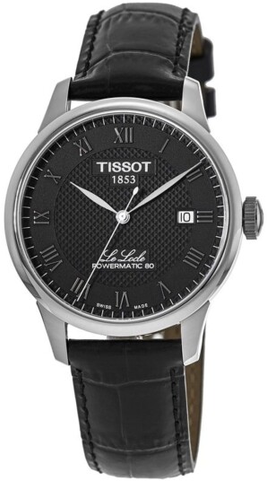 Tissot Herreklokke T006.407.16.053.00 Le Locle Sort/Lær Ø39.3 mm