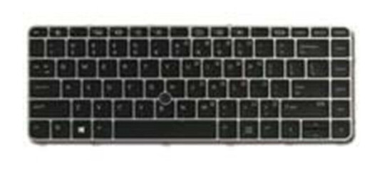 HP Spare Backlit keyboard assembly. Norway - Brbart tastatur - til utskifting