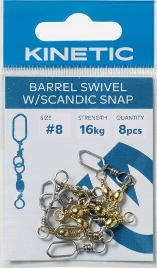 KINETIC BARREL SWIVEL W/SCANDI
