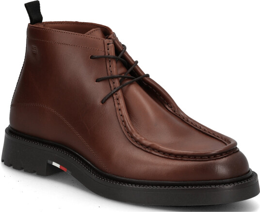 Tommy Hilfiger Corporate Casual Lth Moc Chukka - Brown - 43