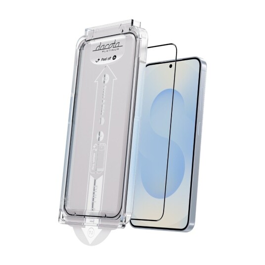 Dacota Platinum Samsung Galaxy S26 Tiger Glass skjermbeskytter med applikator Svart