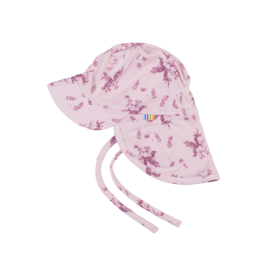 Joha Solhatt i Bambus Enhjørning Rosa 45cm