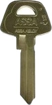 Assa Blanknøkkel D12 1 Stk