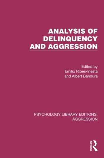 Analysis of Delinquency and Aggression Analysis of Delinquency and Aggression
