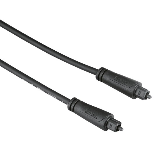 Hama 0,75 m optisk lydkabel TOSLINK svart