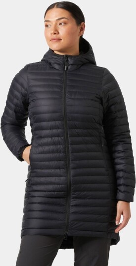 Helly Hansen Dame Sirdal Lang Isolert Jakke Svart S